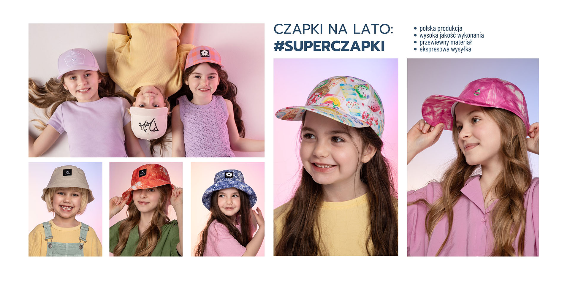 Czapki na lato