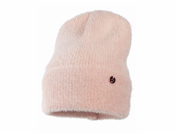 Jamiks ANEMORE czapka dla dziewczynki alpaka morelowy