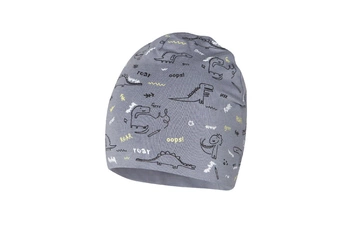 Broel ANDRZEJ czapka podwójna dla chłopca szara