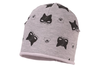 JAMIKS Plamka czapka dresowa kotek różowa