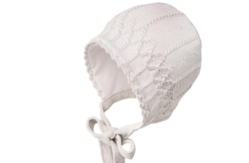 Jamiks Luanda bonetka na wiosnę dla dziewczynki srebrna