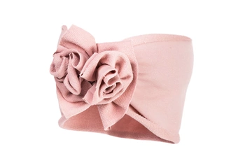 Jamiks ZAZA organic opaska półturban dla dziewczynki brudy róż