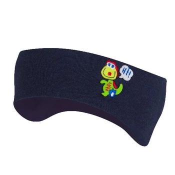 BROEL Brites opaska dla chłopca naszywka wiskoza granatowa