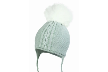 Jamiks NUSA czapka zimowa jenot brudna mięta