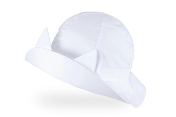 Tutu kapelusz na lato rondo kotek biały UV +30
