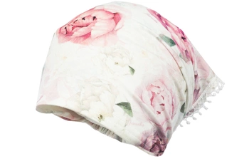 Jamiks NOELIA chustka dla dziewczynki piwonie