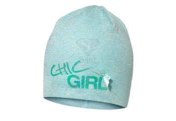 BROEL Fonda czapka dla dziewczynki błyszcząca miętowa