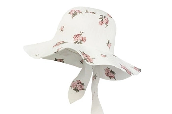 Jamiks PERNILLE kapelusz dla dziewczynki bawełna ecru