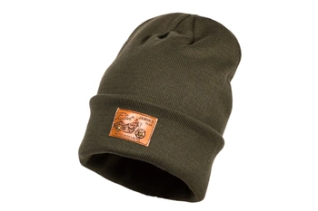 Jamiks CROSS czapka dla chłopca na jesień beanie khaki