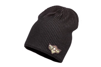 Jamiks WALO czapka dla chłopca beanie jesień czarna