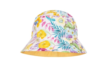 BROEL FABIEN kapelusz na lato bucket hat kwiaty żółty