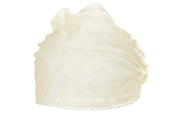 JAMIKS Sabinka chustka dla dziewczynki koronka ecru