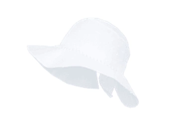 Jamiks SISSI kapelusz dla dziewczynki plumetti biały