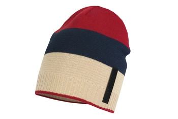 Jamiks BILLY czapka na wiosnę dla chłopca czerwony-granat