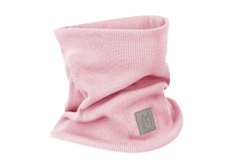 MIS GATOS komin tuba dla dzieci prążkowany pudrowy róż L