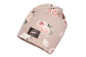 Jamiks SUSANITA czapka z otworem na kitkę morelowa róża