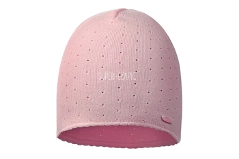 BROEL Russi czapka dla dziewczynki beanie wiskoza pudrowy róż KNIT
