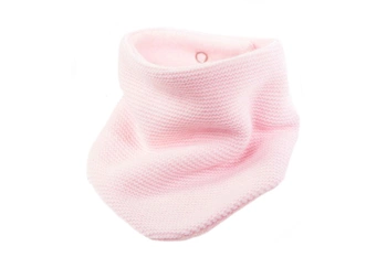 Jamiks BAKALIA chustka apaszka pod szyję dla dzieci kaszmir jasny róż