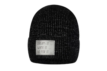 Broel HILARY czapka czapka dla dziewczynki beanie czarna