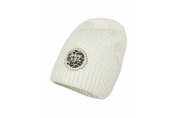 Jamiks DAFINA czapka dla dziewczynki merino ecru