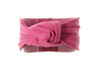 Pupill ATENA opaska wiosenna z supełkiem vivid pink