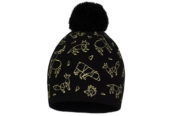 BROEL JAMES czapka dla chłopca na zimę z pomponem czarna