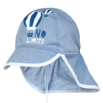 Pupill Lucjan czapka z osłoną karku legionistka na lato niebieski