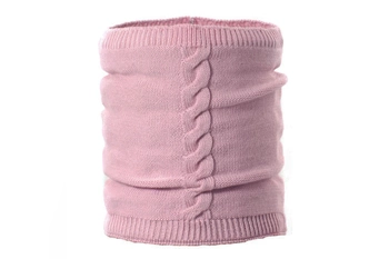 Pupill BRAID komin tuba dziany dla dzieci brudny róż