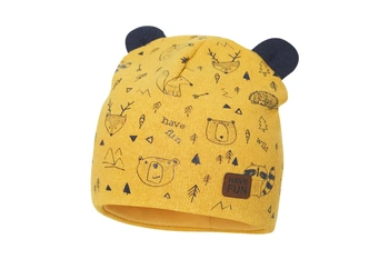 Broel ULJAS czapka dla chłopca uszka miodowa