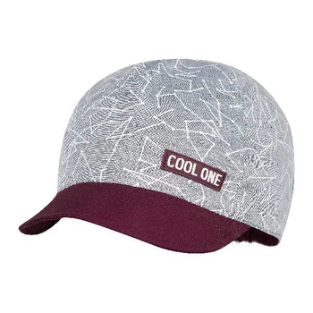 Broel JOAQUIN czapka lniana dla chłopca bordo