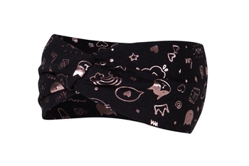 BROEL MARYSIA opaska dla dziewczynki kotek czarna