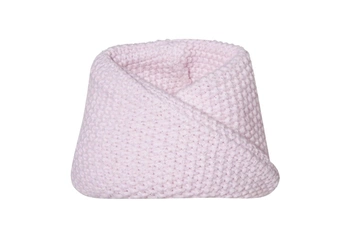 BROEL Debbie komin dzianinowy na zimę różowy