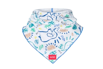 BROEL ANTEK chusteczka/komin pod szyję biały