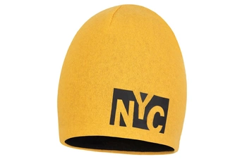 Broel HUGO czapka dla chłopca beanie miodowy