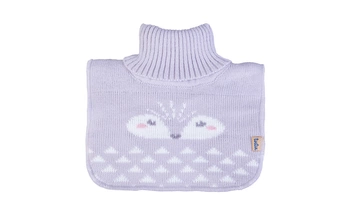 TuTu golf dzianinowy komin golf dla dzieci jasny szary