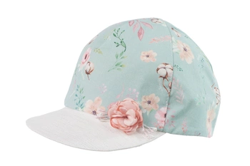 Jamiks YUMMI czapka z daszkiem miętowa bawełna SILVERPLUS