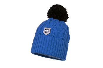 Jamiks BRUNI czapka dla chłopca na zimę modrak