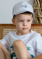 Jamiks WOLFGANG czapka z miękkim daszkiem jasny jeans