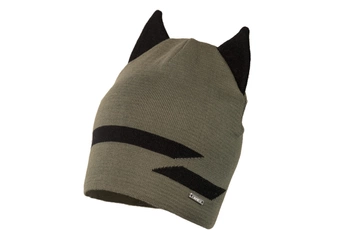 Jamiks Brandon czapka z uszkami dla chłopca khaki