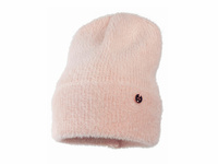 Jamiks ANEMORE czapka dla dziewczynki alpaka morelowy