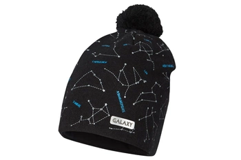 BROEL Marco czapka dla chłopca na zimę z pomponem czarny