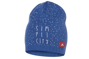 BROEL Crop czapka dla chłopca dzianina KNIT chaber