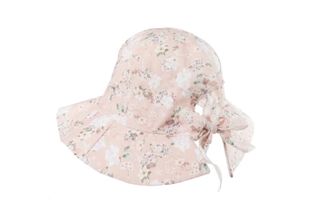 Jamiks LORIANA kapelusz na lato beżowe lilie SILVERPLUS