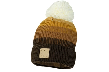 Jamiks BRETTE czapka dla chłopca zima brązowa