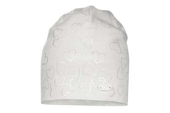 BROEL Punia czapka dla dziewczynki beanie wiskoza ecru