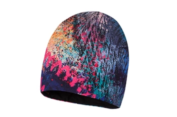 Broel KALINA czapka dla dziewczynki dwustronna abstrakcja