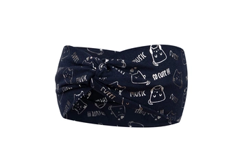 BROEL BLANKA opaska dla dziewczynki kotek granat