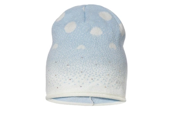 BROEL Destiny czapka dla dziewczynki beanie błękit KNIT