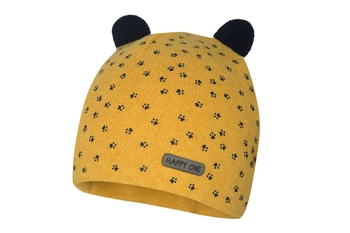 BROEL Agostino czapka niemowlęca na jesień uszka miodowa