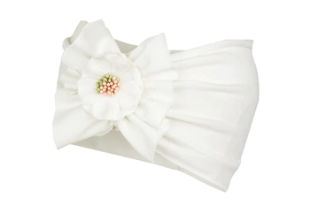 Jamiks LYDIA opaska dla dziewczynki kokarda ecru